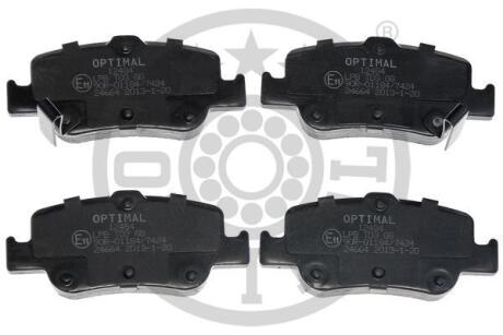 Гальмівні колодки дискові OPTIMAL BP-12484
