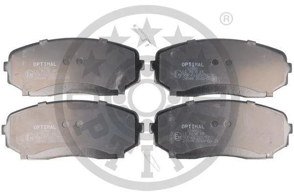 Гальмівні колодки дискові OPTIMAL BP12486 (фото 1)