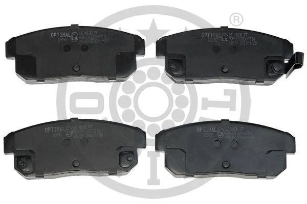 Гальмівні колодки дискові OPTIMAL BP12492 (фото 1)