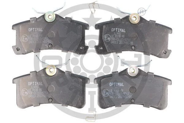 Гальмівні колодки дискові OPTIMAL BP12493 (фото 1)