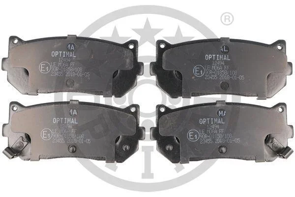 Гальмівні колодки дискові OPTIMAL BP12494 (фото 1)