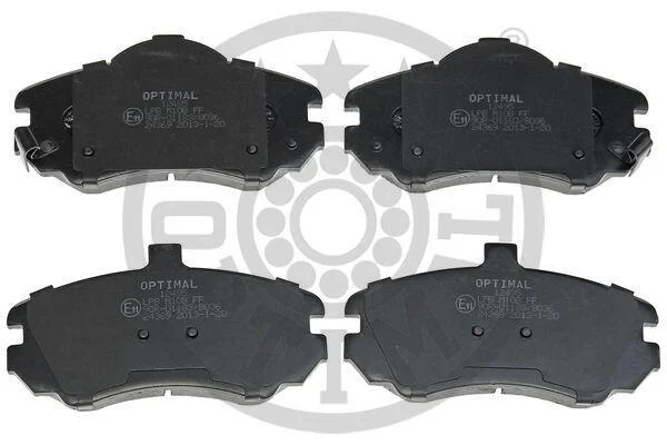 Гальмівні колодки дискові OPTIMAL BP12495 (фото 1)