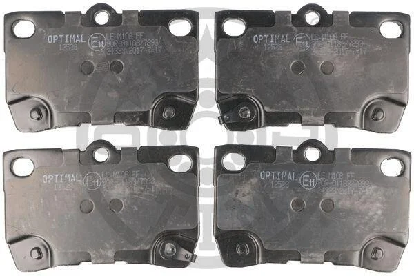 Гальмівні колодки дискові OPTIMAL BP12528 (фото 1)