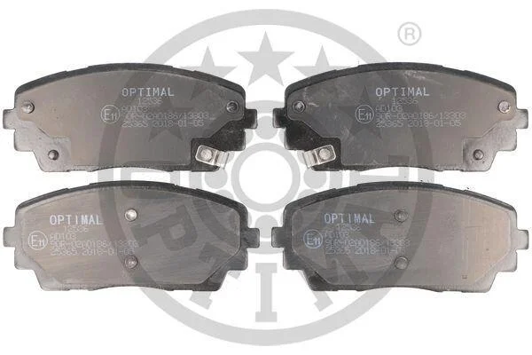 Гальмівні колодки дискові OPTIMAL BP12536 (фото 1)