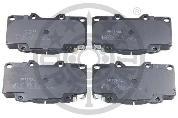 Гальмівні колодки дискові OPTIMAL BP12543 (фото 1)