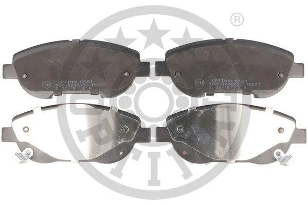 Гальмівні колодки дискові OPTIMAL BP12551 (фото 1)