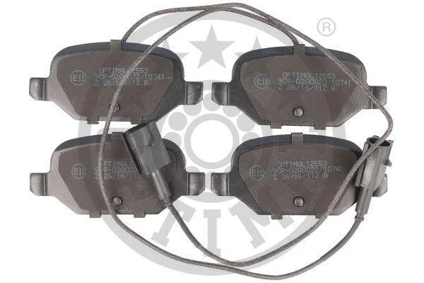 Гальмівні колодки дискові OPTIMAL BP12553 (фото 1)