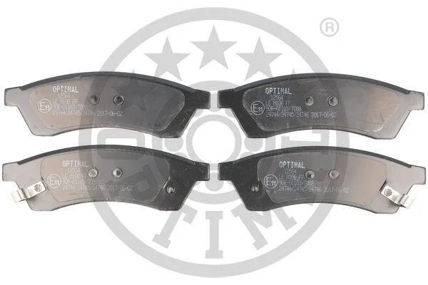 Гальмівні колодки дискові OPTIMAL BP12564 (фото 1)