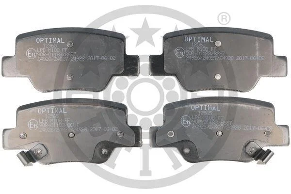 Гальмівні колодки дискові OPTIMAL BP12565 (фото 1)