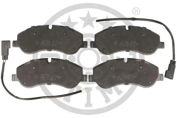 Гальмівні колодки дискові OPTIMAL BP12588 (фото 1)