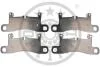 Гальмівні колодки дискові OPTIMAL BP12598 (фото 1)