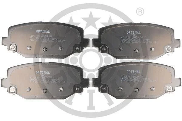 Гальмівні колодки дискові OPTIMAL BP12608 (фото 1)