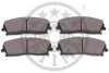 Гальмівні колодки дискові OPTIMAL BP12613 (фото 2)