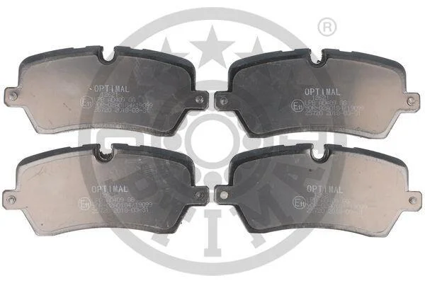 Гальмівні колодки дискові OPTIMAL BP12621 (фото 1)