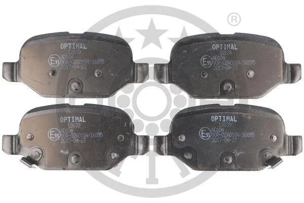 Гальмівні колодки дискові OPTIMAL BP12639 (фото 1)