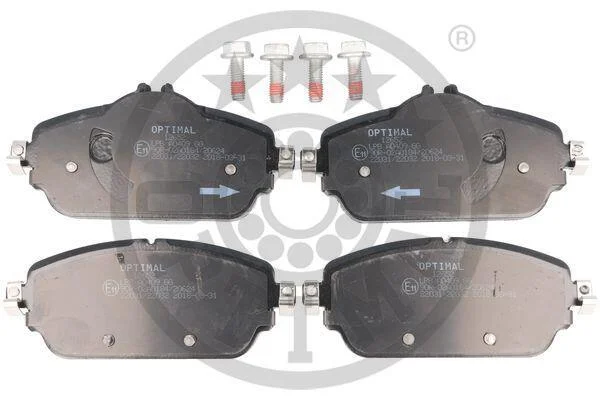Гальмівні колодки дискові OPTIMAL BP12652 (фото 1)