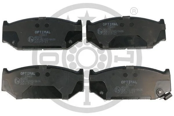 Гальмівні колодки дискові OPTIMAL BP12663 (фото 1)