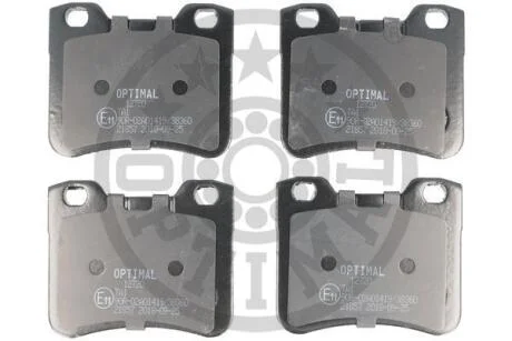 Гальмівні колодки дискові OPTIMAL BP12720