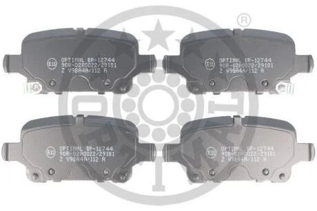 Гальмівні колодки дискові OPTIMAL BP12744