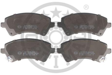 Гальмівні колодки дискові OPTIMAL BP-82212
