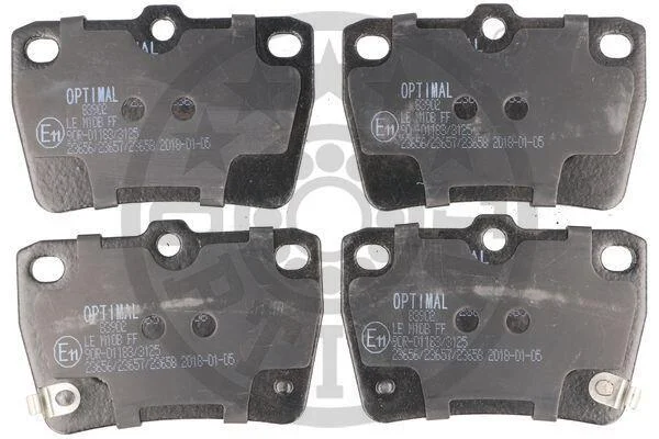 Гальмівні колодки дискові OPTIMAL BP83902 (фото 1)