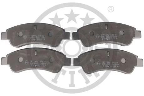 Гальмівні колодки дискові OPTIMAL BP84010