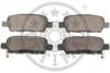Гальмівні колодки дискові OPTIMAL BP87601 (фото 2)
