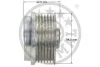 Шків генератора OPTIMAL F51049 (фото 3)