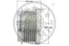 Шків генератора OPTIMAL F51055 (фото 3)
