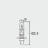 Лампа H1; H1 12V 55W P14,5S Cool Blue Intense OSRAM 64150CBI (фото 3)