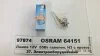 Лампа фарна H3 12v 55w Pк22s (вир-во) OSRAM 64151 (фото 1)