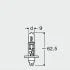 Автолампа галогенова 70W OSRAM 64155TSPHCB (фото 3)