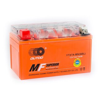 АКБ 7 Ah UTX7A - BS (GEL)/(8х) OUTDO HCOG-7-0