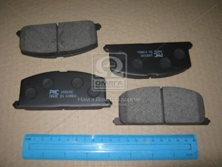 Комплект гальмівних накладок, дискове гальмо PARTS-MALL PKF001