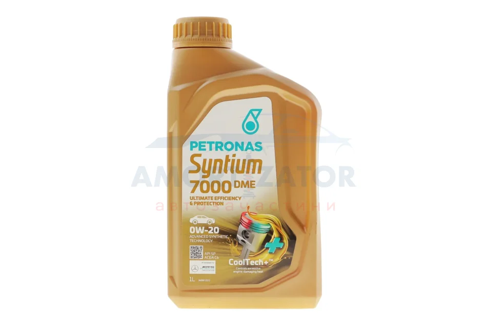 Олива моторна SYNTIUM 7000 DME 0W-20 SP (1L) PETRONAS 70716E18EU (фото 1)