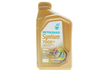 Олива моторна SYNTIUM 7000 LL 0W-20 SP (1L) PETRONAS 70719E18EU