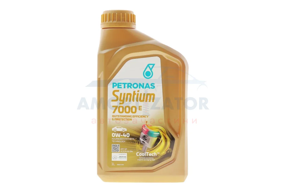Олива моторна SYNTIUM 7000 E 0W-40 SP (1L) PETRONAS 70722E18EU (фото 1)
