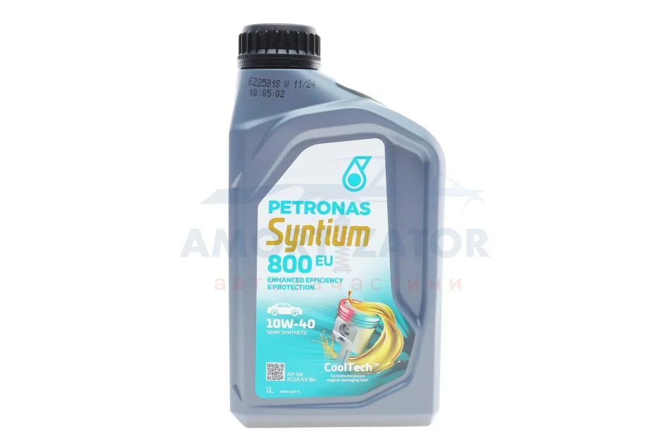 Олива моторна SYNTIUM 800 EU 10W-40 SN (1L) PETRONAS 70732E18EU (фото 1)
