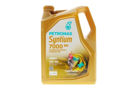 Олива моторна SYNTIUM 7000 RN 0W-20 SP (5L) PETRONAS 70733M12EU