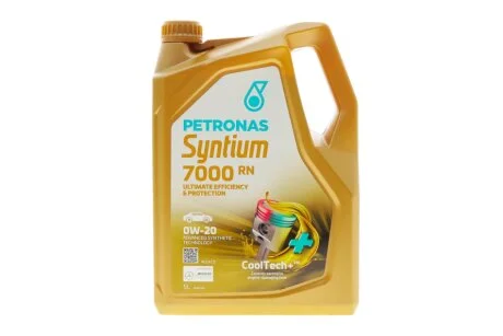 Олива моторна SYNTIUM 7000 RN 0W-20 SP (5L) PETRONAS 70733M12EU
