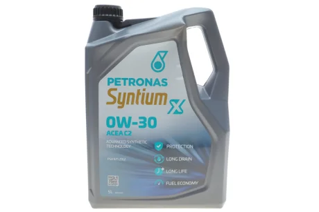 Олива моторна SYNTIUM X 0W-30 C2 (5L) PETRONAS 70981M12EU