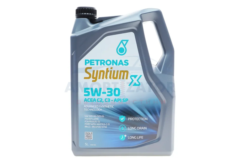 Олива моторна SYNTIUM X 5W-30 C2,C3 (5L) PETRONAS 70982M12EU (фото 1)