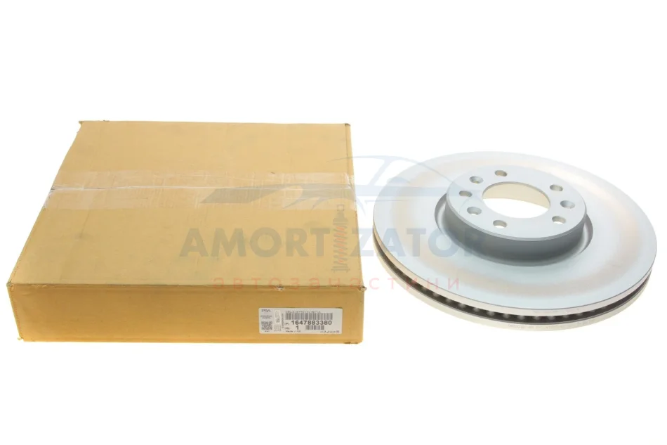 Диск гальмівний PSA Peugeot/Citroen 1647883380 (фото 1)