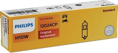 H10W 12V 10W BA9s PHILIPS 12024CP