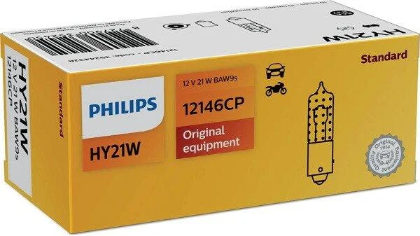 Автолампа 21W PHILIPS 12146CP (фото 1)