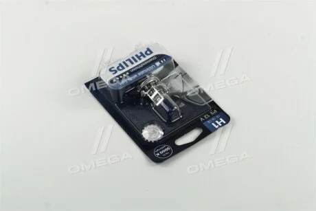 Лампа розжарювання H1 12V 55W P14,5s Diamond Vision 5000K 1шт blister (вир-во Philips) PHILIPS 12258DVB1