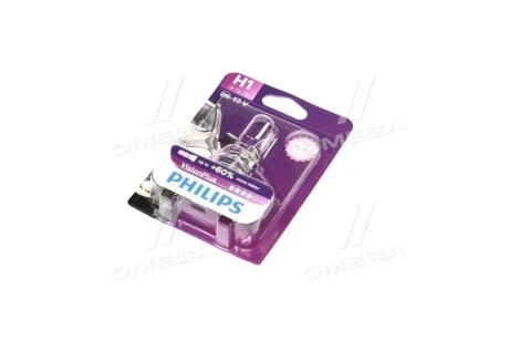 Лампа розжарювання H1 12V 55W P14,5s VisionPlus (вир-во Philips) PHILIPS 12258VPB1