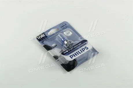 Лампа розжарювання H3 12V 55W PK22 Cristal Vision 1шт blister 4300K (вир-во Philips) PHILIPS 12336CVB1