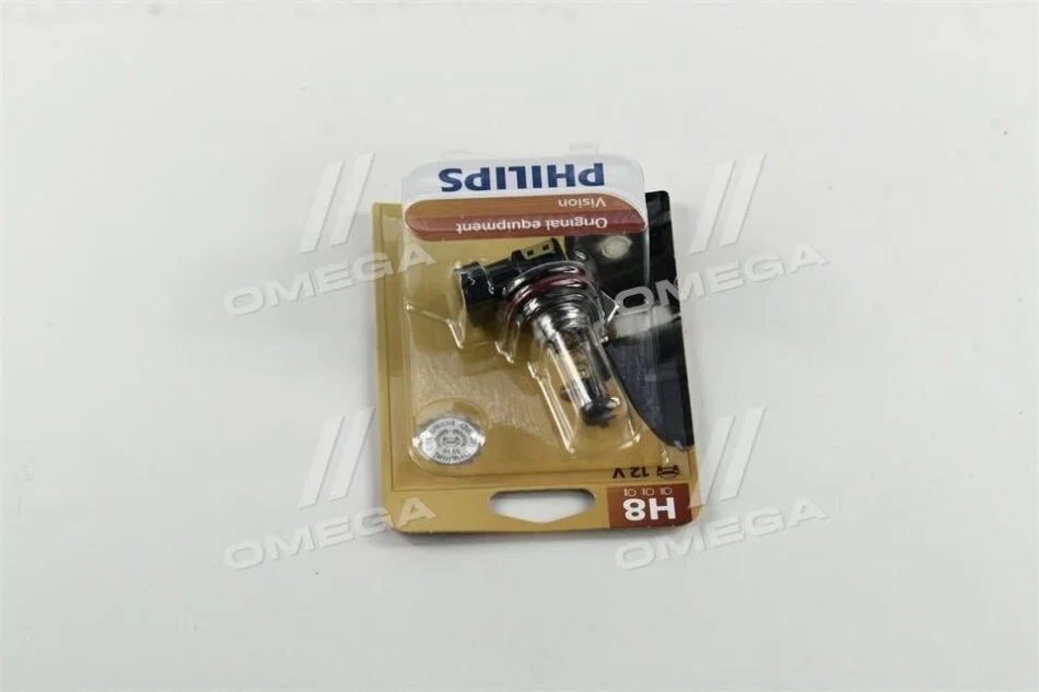 Лампа розжарювання H8 12V 35W PGJ19-1 1шт blister (вир-во Philips) PHILIPS 12360B1 (фото 1)