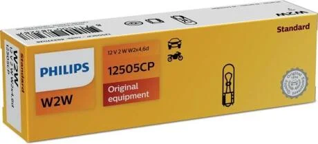 W2W 12V 2W W2X4,6d PHILIPS 12505CP